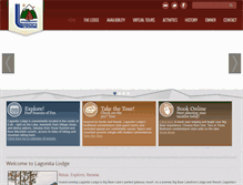 Tablet Screenshot of lagonitalodge.com